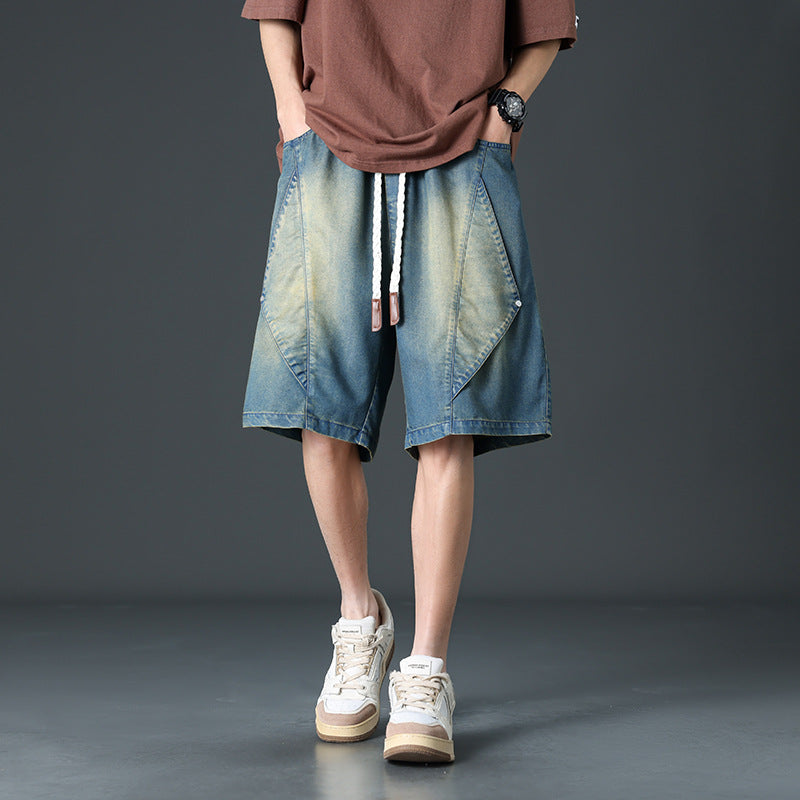 Easton Diamond Denim Shorts - [Ezra Daniel]