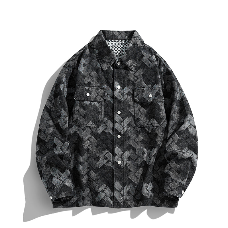Easton Geometric Jacket - [Ezra Daniel]