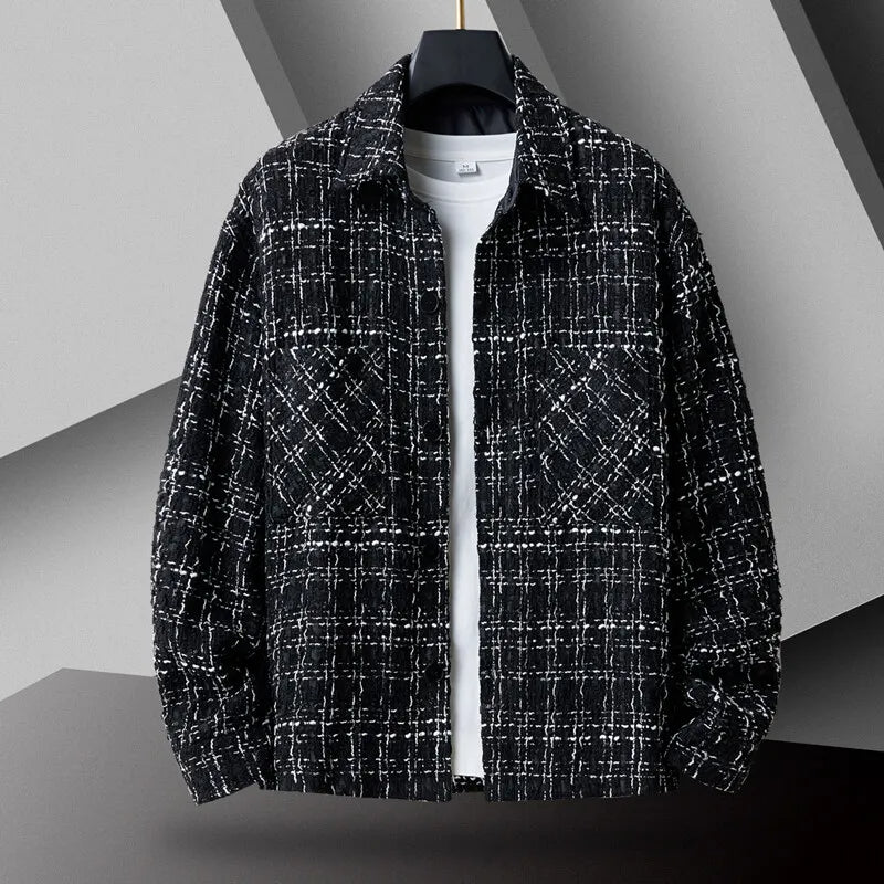 Easton Plaid Tweed Shirt - [Ezra Daniel]