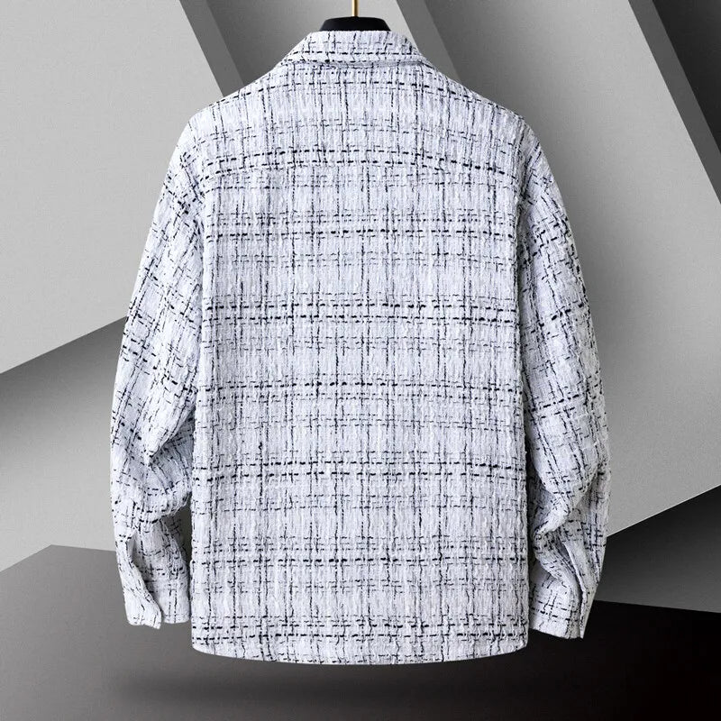 Easton Plaid Tweed Shirt - [Ezra Daniel]