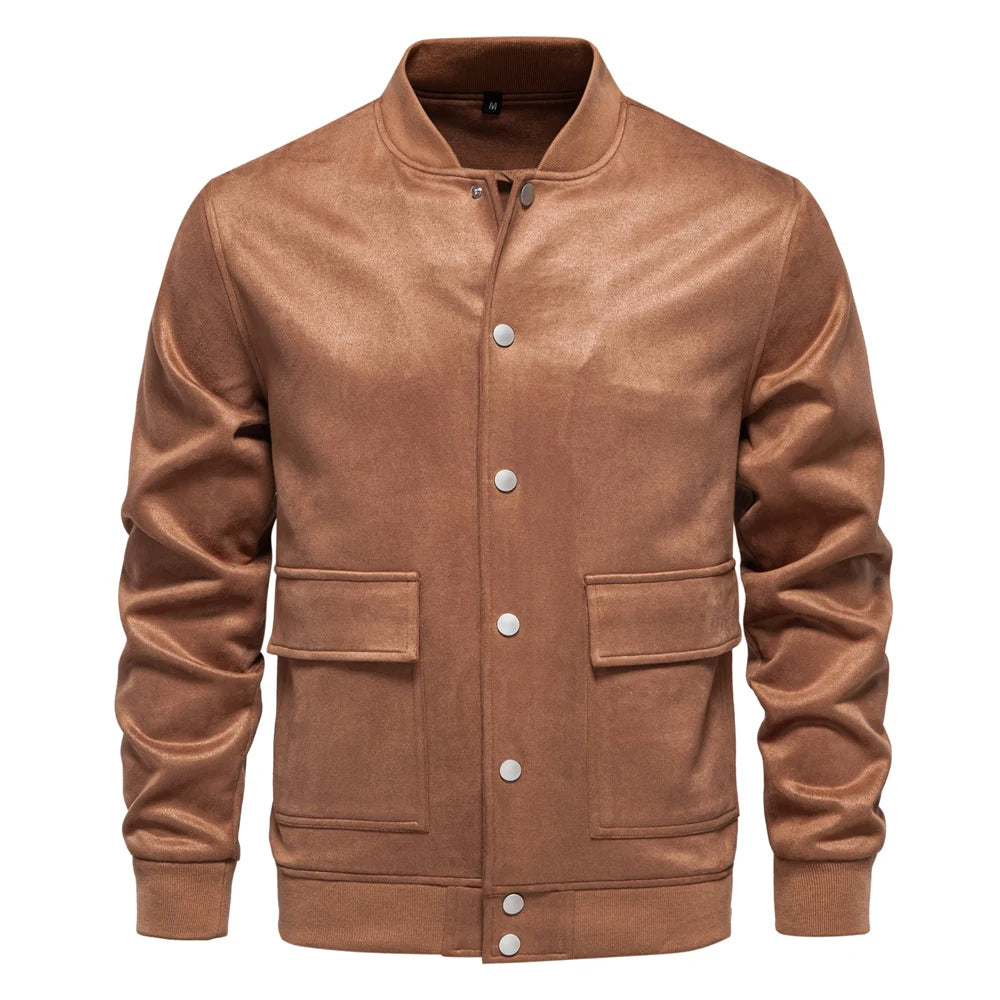 Easton Suede Bomber Jacket - [Ezra Daniel]