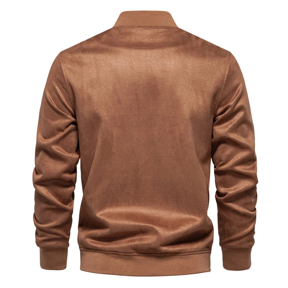 Easton Suede Bomber Jacket - [Ezra Daniel]