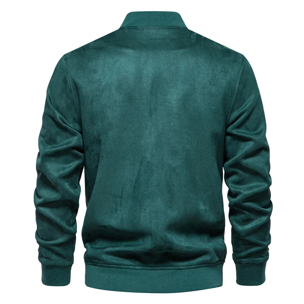 Easton Suede Bomber Jacket - [Ezra Daniel]