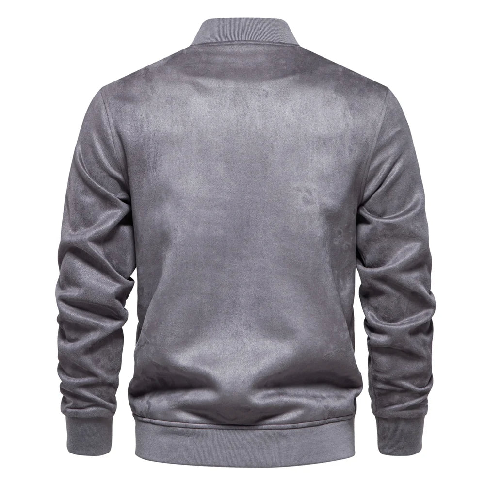 Easton Suede Bomber Jacket - [Ezra Daniel]