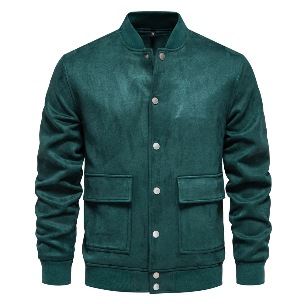 Easton Suede Bomber Jacket - [Ezra Daniel]