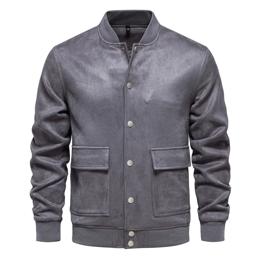 Easton Suede Bomber Jacket - [Ezra Daniel]