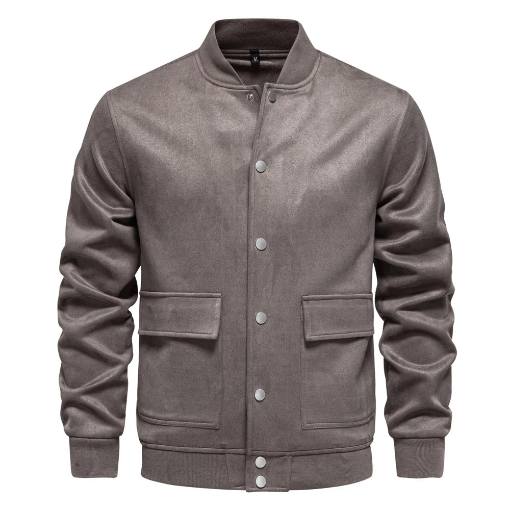 Easton Suede Bomber Jacket - [Ezra Daniel]
