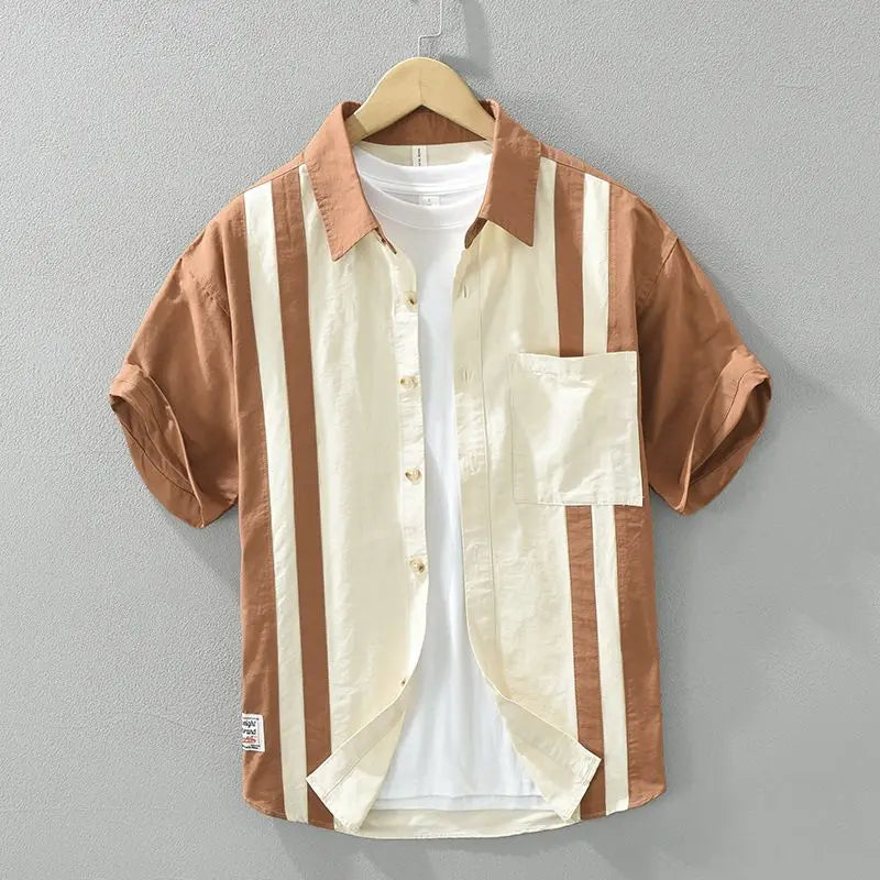 Easton Vertical Striped Shirt - [Ezra Daniel]