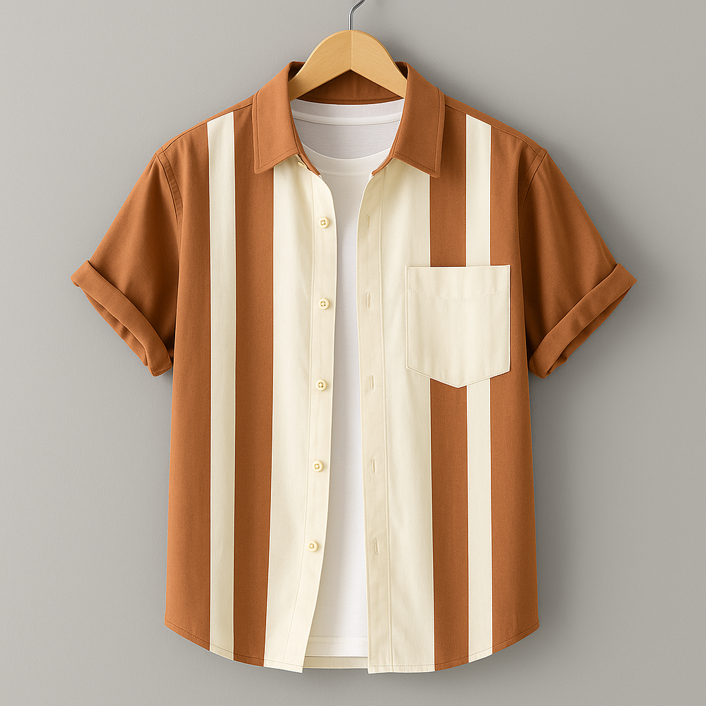 Easton Vertical Striped Shirt - [Ezra Daniel]