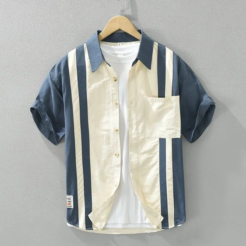 Easton Vertical Striped Shirt - [Ezra Daniel]