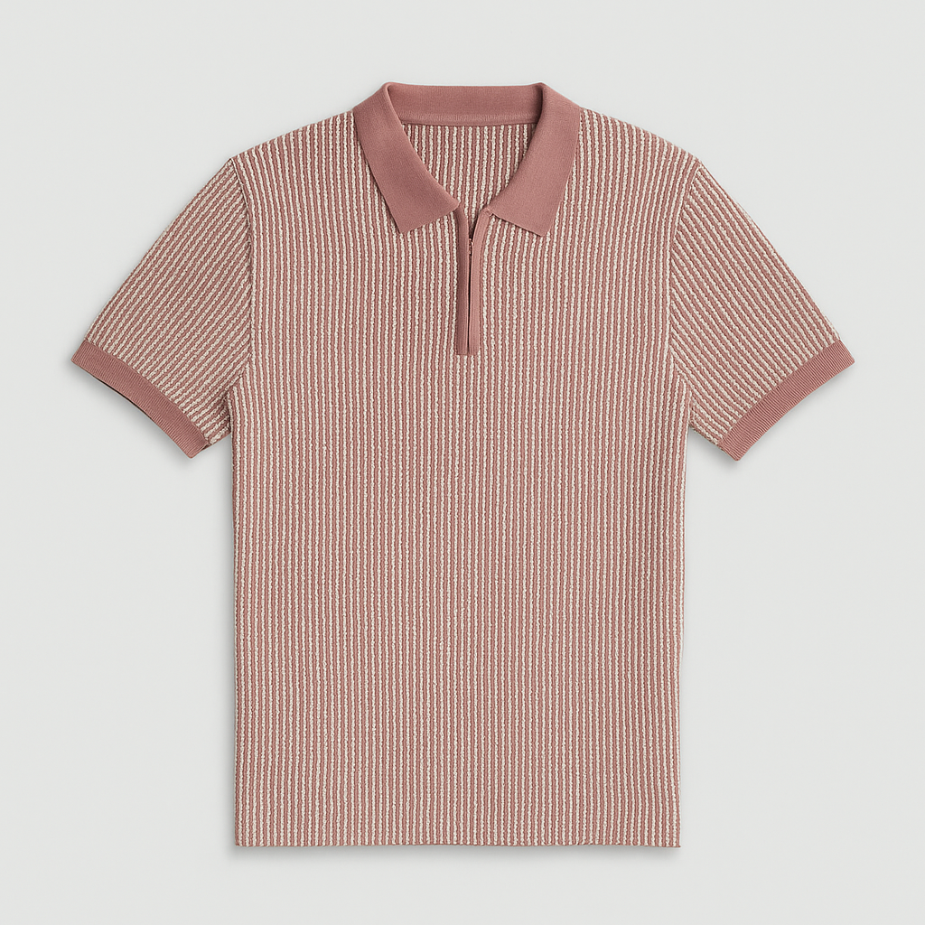 Eli Classic Zip Polo Shirt - [Ezra Daniel]