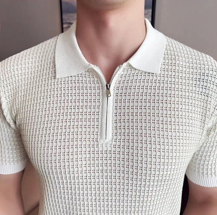 Eli Classic Zip Polo Shirt - [Ezra Daniel]