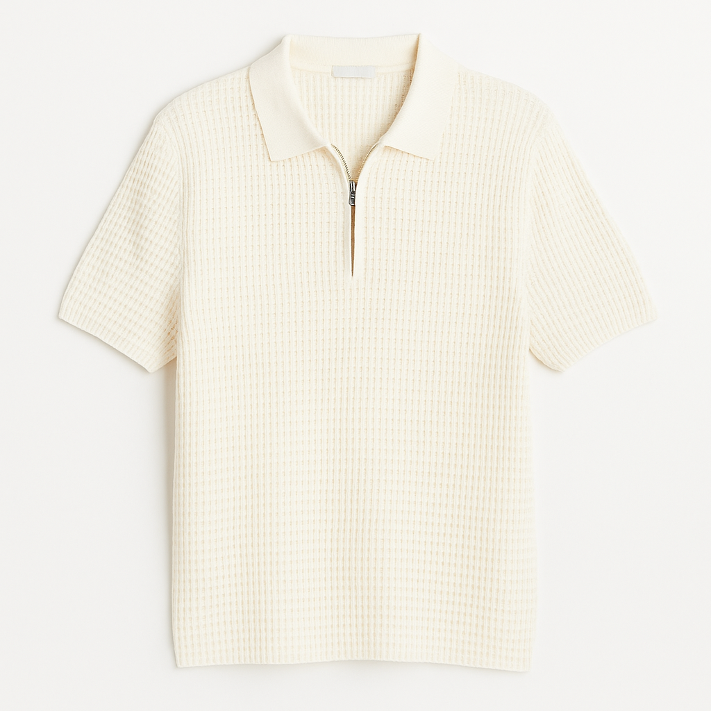 Eli Classic Zip Polo Shirt - [Ezra Daniel]