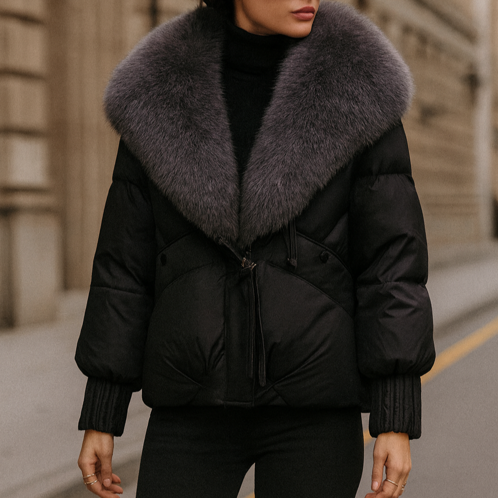Eloise Quilted Fur Jacket