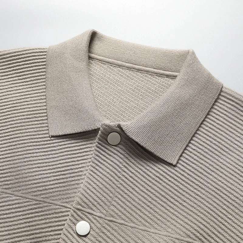 Giorgio Bello Ribbed Cardigan - [Ezra Daniel]