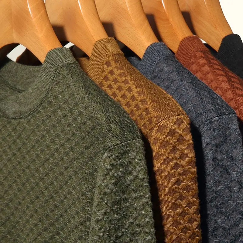 Honeycomb Knit Long-Sleeve - [Ezra Daniel]