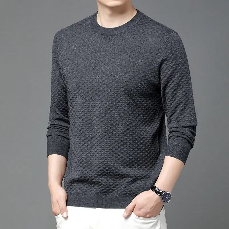 Honeycomb Knit Long-Sleeve - [Ezra Daniel]