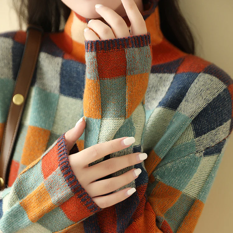 Belmore Plaid Knit Sweater