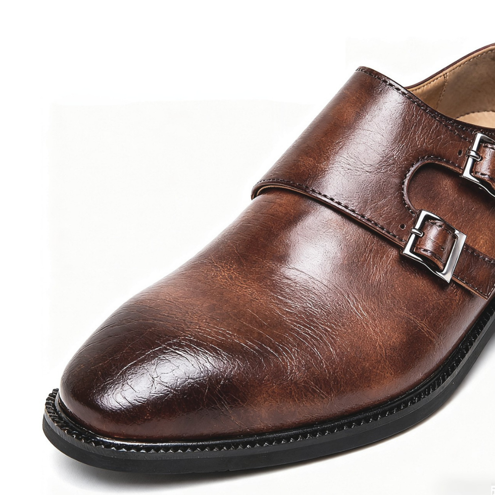 Monarch Leather Monk Loafers