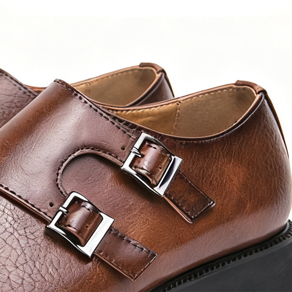 Monarch Leather Monk Loafers