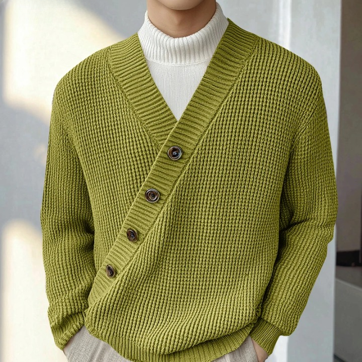 Edwards Cross-Button Cardigan - [Ezra Daniel]