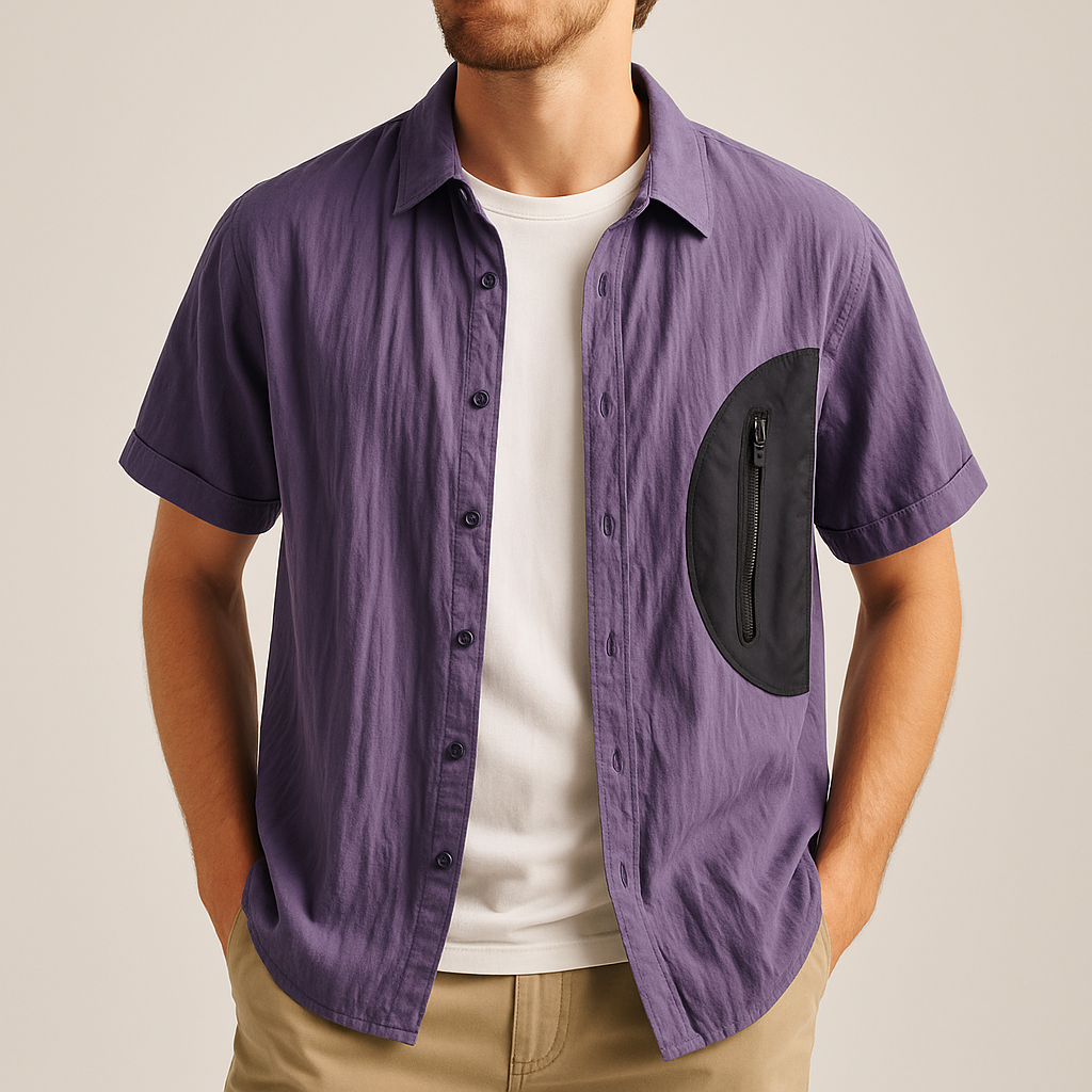 Kendrick Color Block Shirt - [Ezra Daniel]