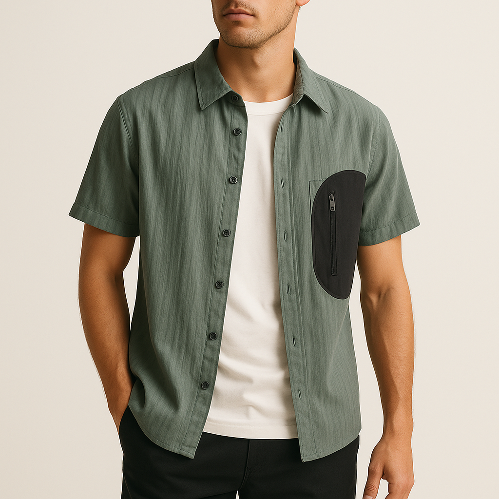 Kendrick Color Block Shirt - [Ezra Daniel]