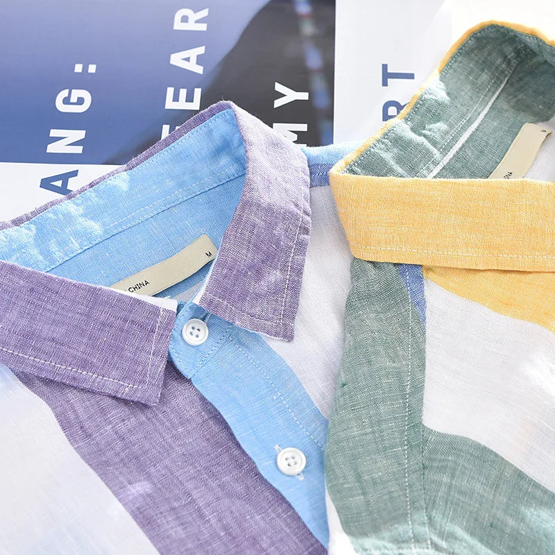 Keys Striped Beach Shirt - [Ezra Daniel]