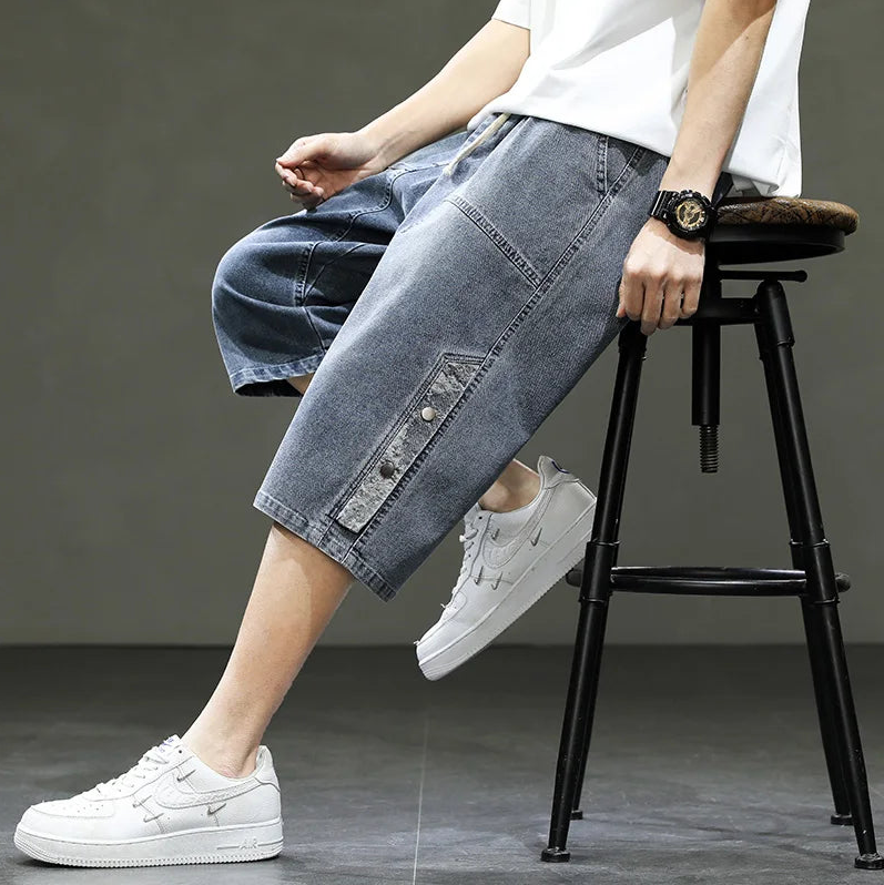 Lanier Denim Shorts - [Ezra Daniel]