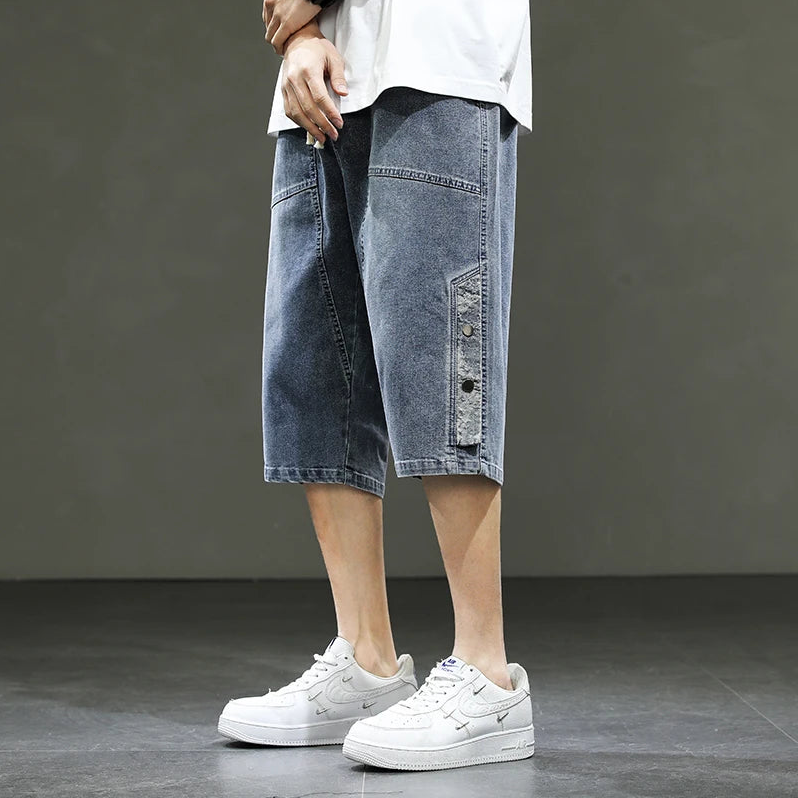 Lanier Denim Shorts - [Ezra Daniel]