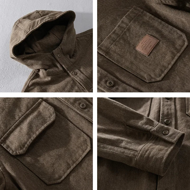 Leon Hudson Hooded Shirt - [Ezra Daniel]