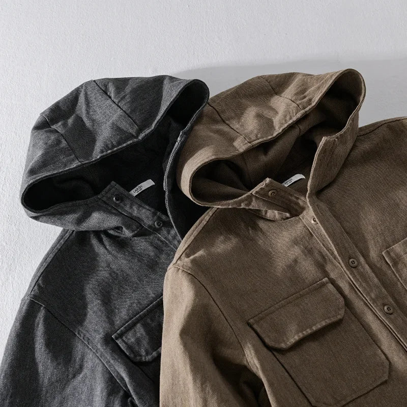 Leon Hudson Hooded Shirt - [Ezra Daniel]