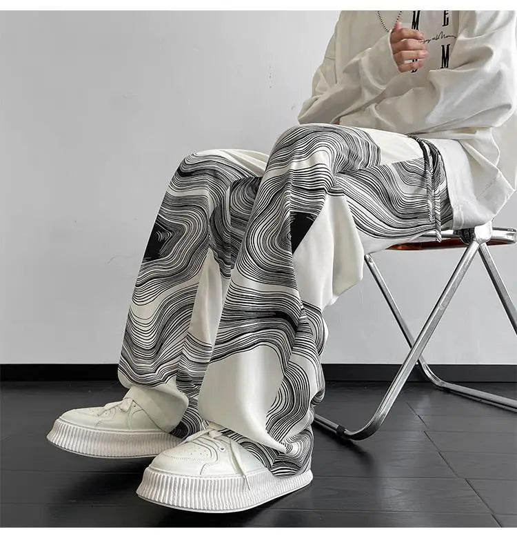 Luke Monochrome Trousers - [Ezra Daniel]