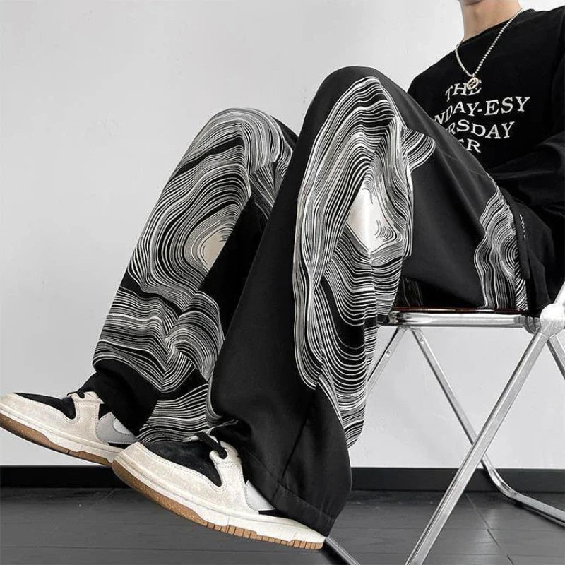 Luke Monochrome Trousers - [Ezra Daniel]