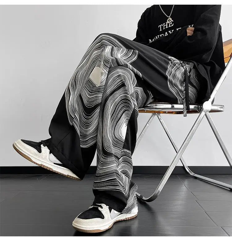 Luke Monochrome Trousers - [Ezra Daniel]
