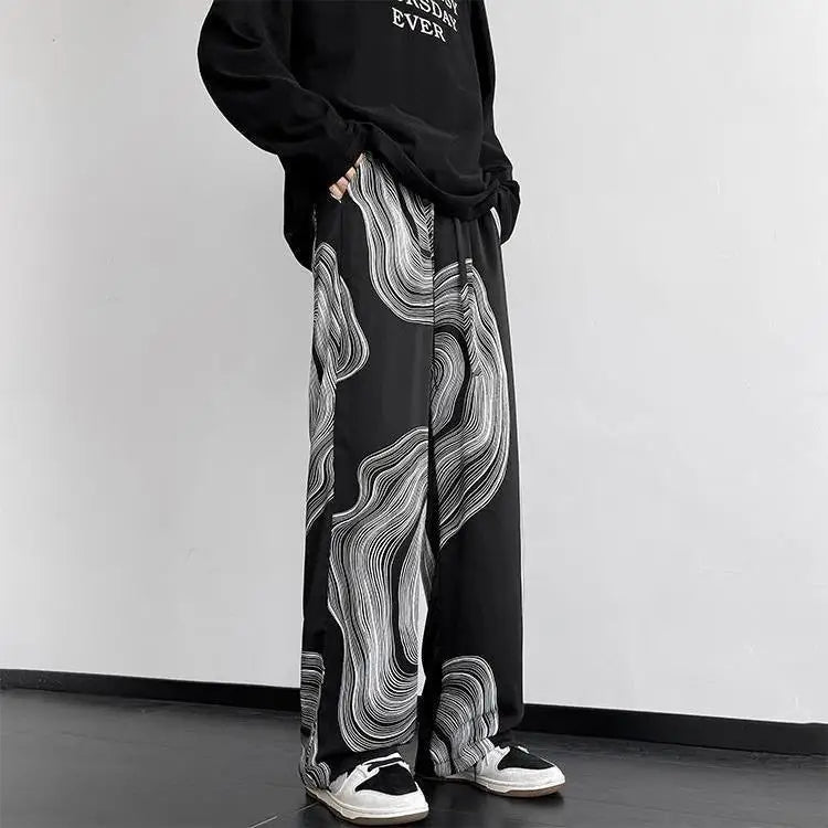 Luke Monochrome Trousers - [Ezra Daniel]