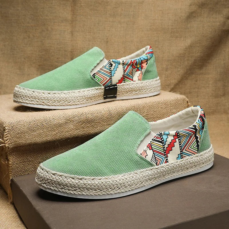 Marcus Tribal Slip-ons - [Ezra Daniel]