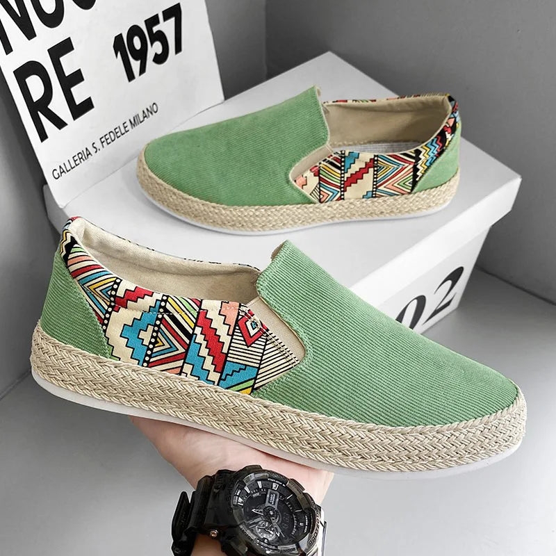 Marcus Tribal Slip-ons - [Ezra Daniel]
