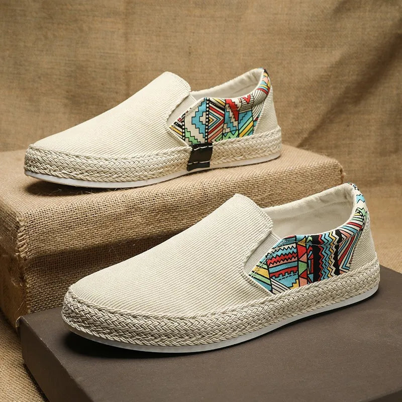 Marcus Tribal Slip-ons - [Ezra Daniel]