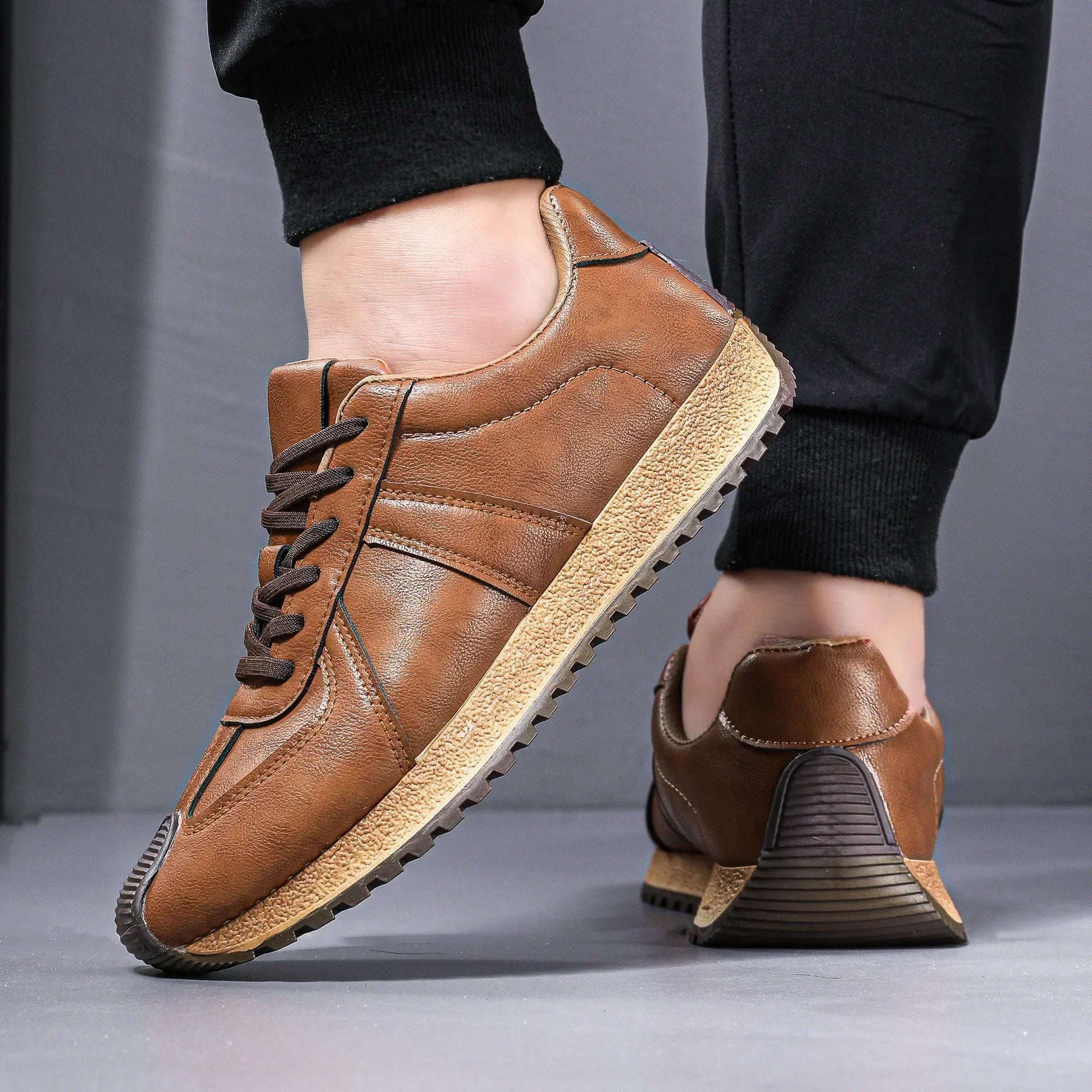 Mark Richards Leather Sneakers - [Ezra Daniel]
