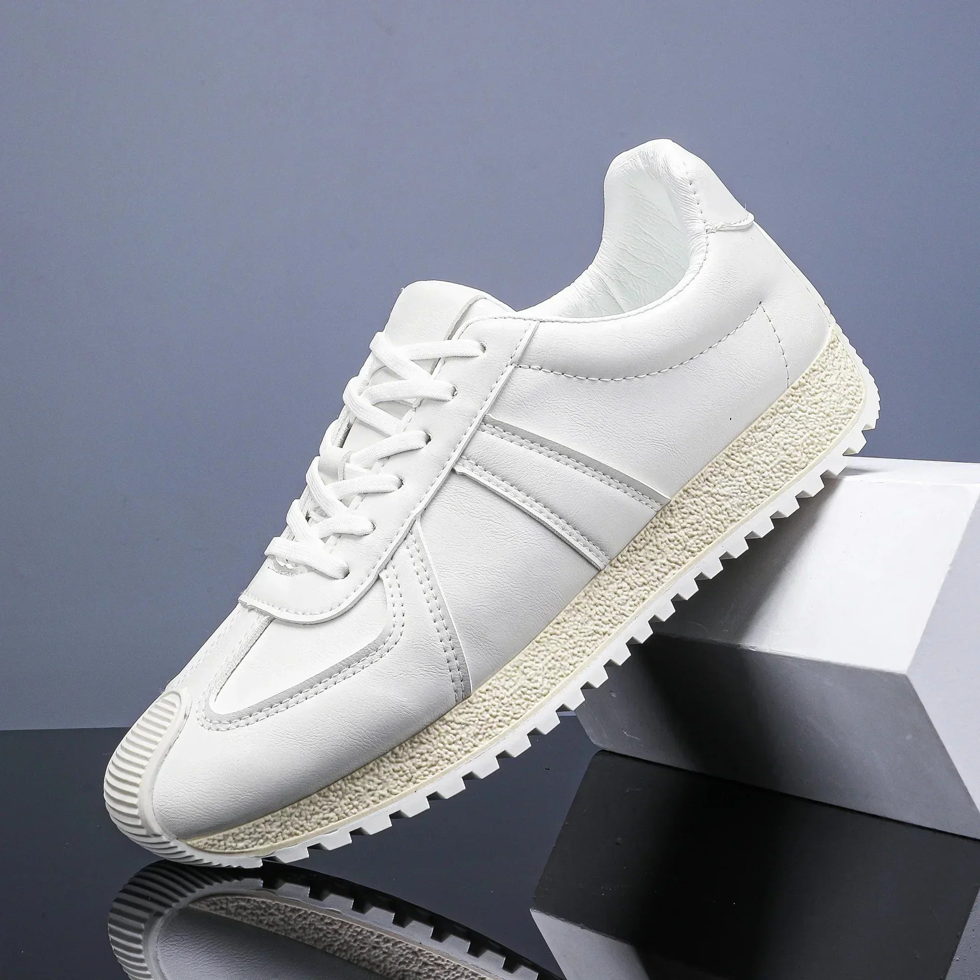 Mark Richards Leather Sneakers - [Ezra Daniel]