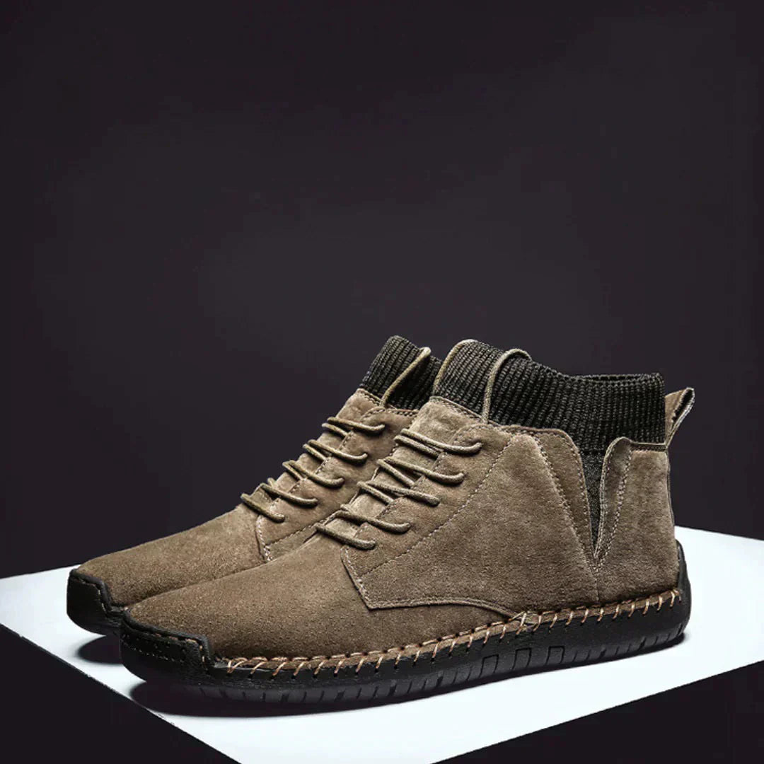 Mason Rogers Leather Boots - [Ezra Daniel]