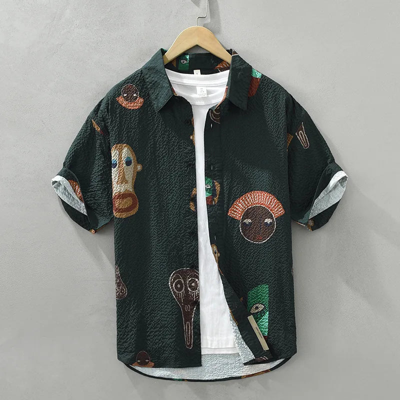 Miller Tribal Okura Shirt - [Ezra Daniel]