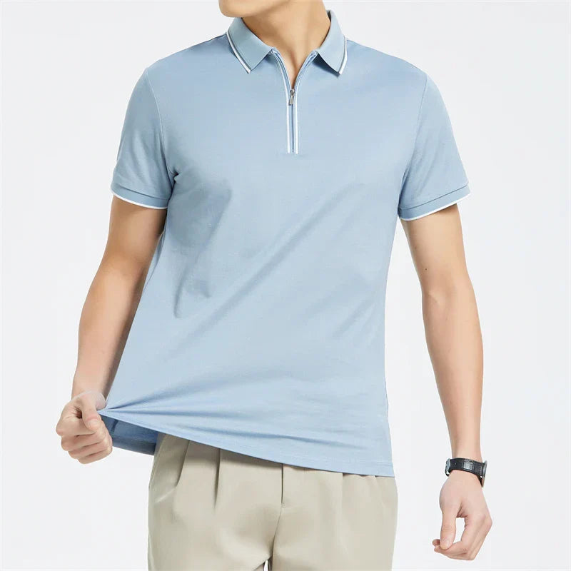 Miller Zip Polo - [Ezra Daniel]