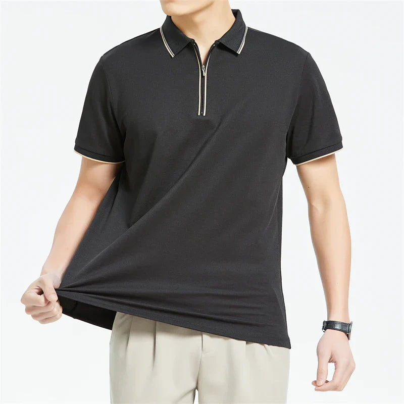 Miller Zip Polo - [Ezra Daniel]