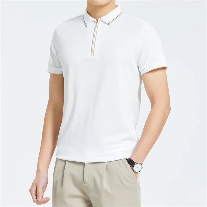 Miller Zip Polo - [Ezra Daniel]