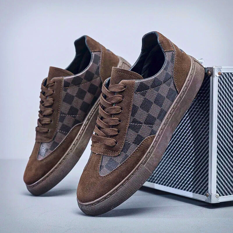 Milton Checkered Sneakers - [Ezra Daniel]