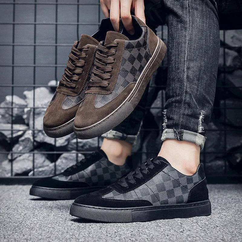 Milton Checkered Sneakers - [Ezra Daniel]