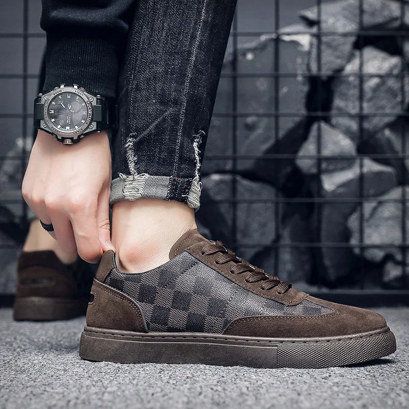 Milton Checkered Sneakers - [Ezra Daniel]