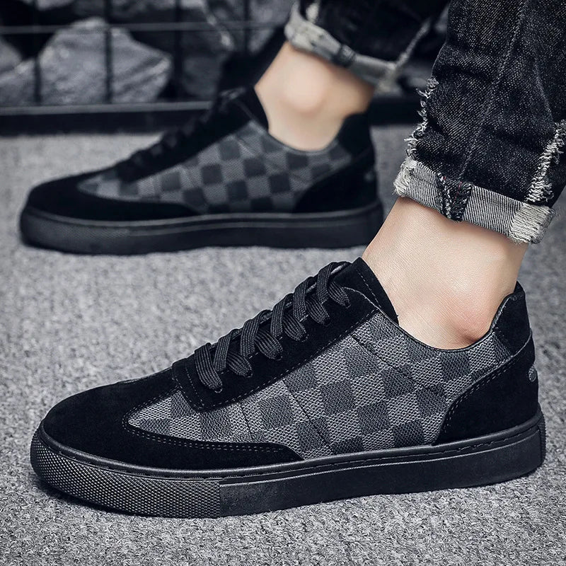 Milton Checkered Sneakers - [Ezra Daniel]